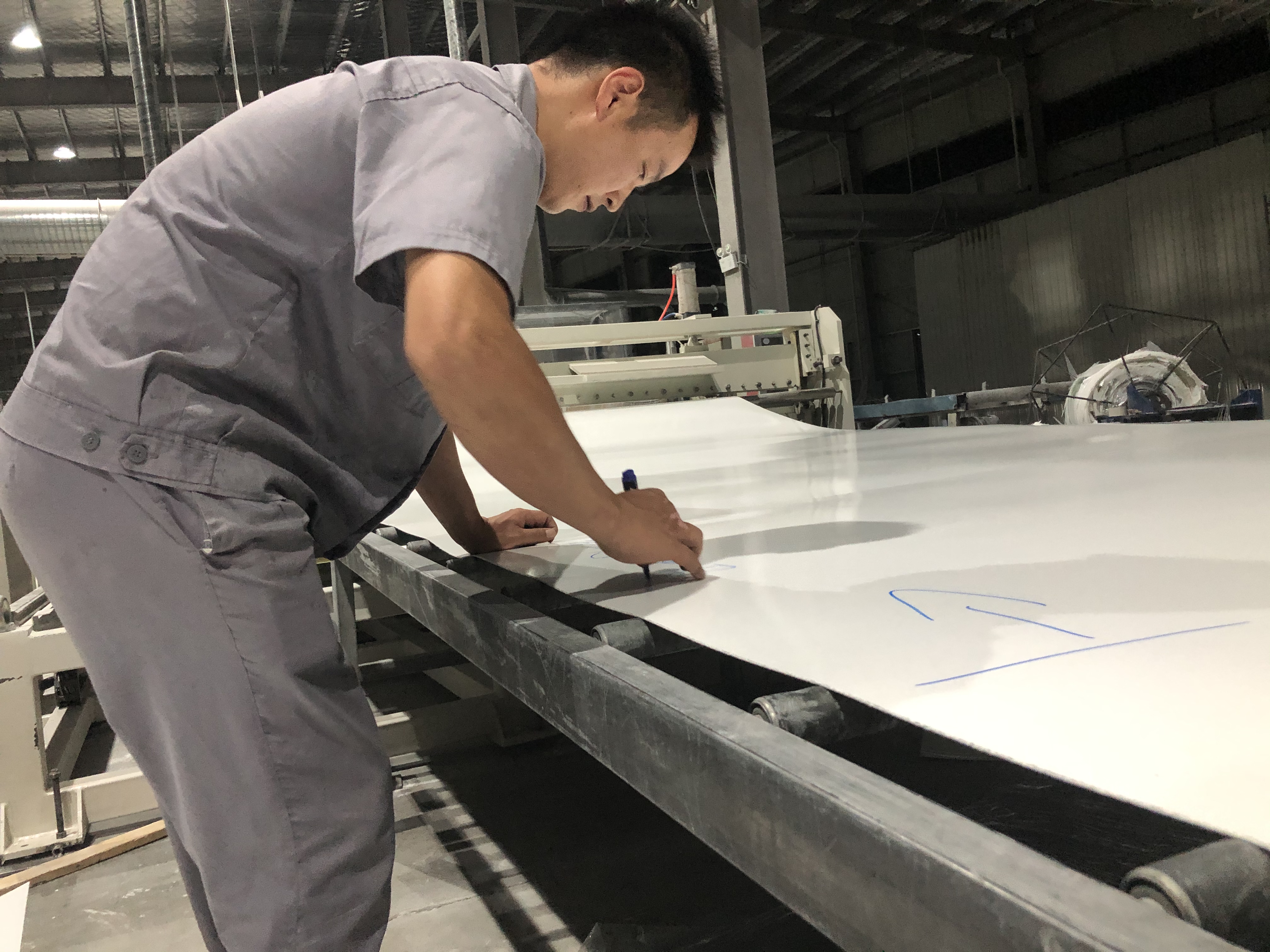 Flat FRP Fiberglass Gel Coated Panel in Roll